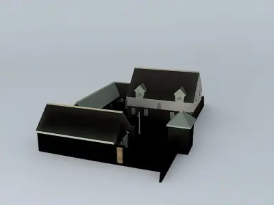 Farmhouse Complex Free 3D model