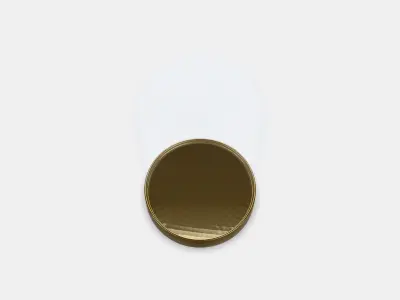 BEGAVNING Glass dome with base 3D model
