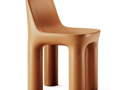 Qeeboo Tata Polyethylene Chair 3D model