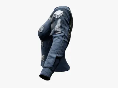 Military Tactical Shirt Low-poly 3D model