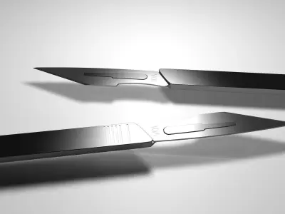 Scalpel - Surgical blade 3D model