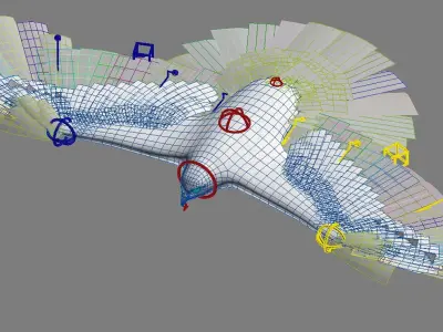 Peregrine Falcon 3D model purchase