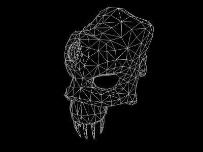 Demonic Helmets Low-poly 3D model