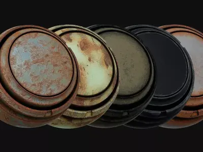 Painted Metal Substance Smart Materials Vol 2  Texture