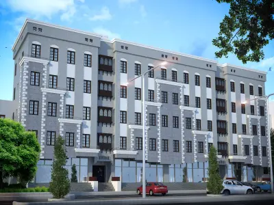 Heritage Residential Building  3D model