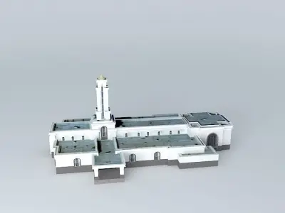 LDS. Templo Mormon, Lubbock Texas , 109th operating temple. Free 3D model