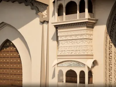 Indian Gate Exterior 3D model