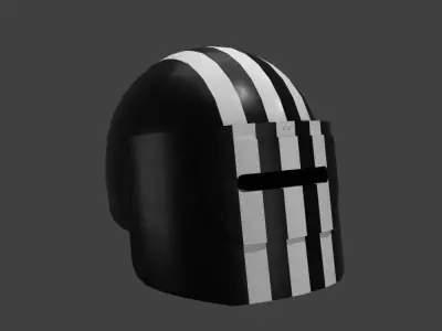 Adidas Helmet 1-sch Low-poly 3D model
