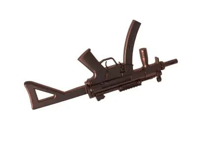 HK MP5  -  rifle  3D print model