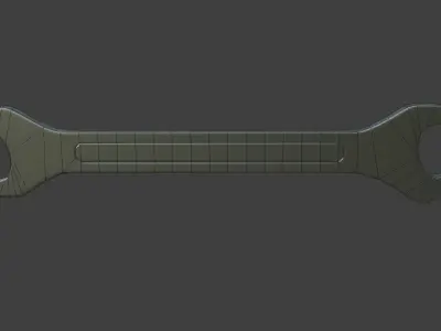 wrench Low-poly 3D model 43