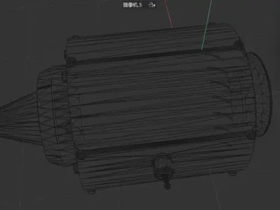 Micro gas turbine engine  wren-mw54  3D model