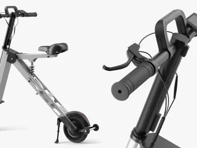 Compact Folding Electric Bike 