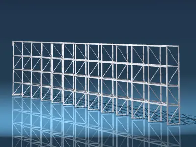 Depot single shelves 3D model