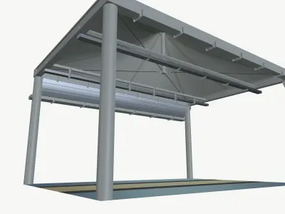 Tent house 3D model purchase
