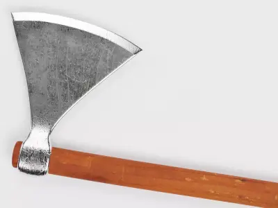 -Battleaxe V3- Low-poly 3D model