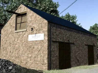 Victorian Depot Free low-poly 3D model