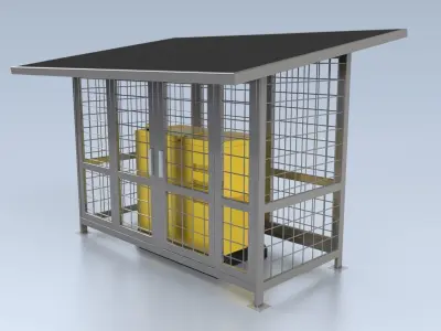 Cover Frame Genset Home Installation Portable  3D print model