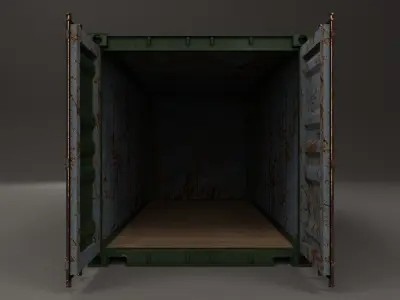 Rusty Container 3D model