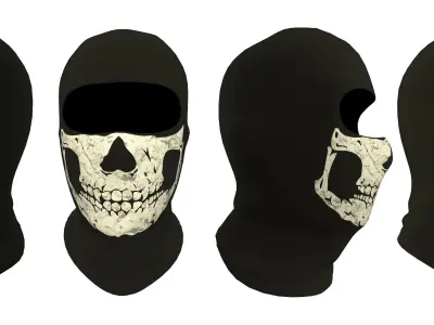 Balaclava ski mask Low-poly 3D model purchase