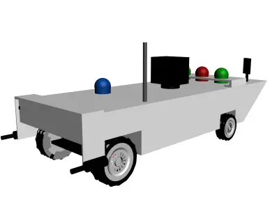 3D Model of Small Outdoor Robot  3D model