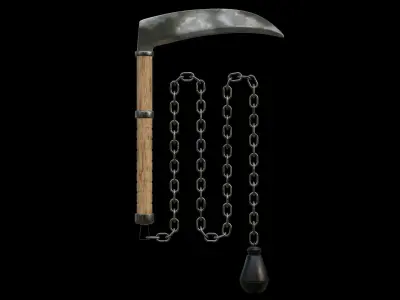 Chain and Sickle 3D Model  3D model