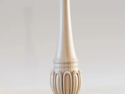 10 file of balusters starter and column 3D  model 3D print model