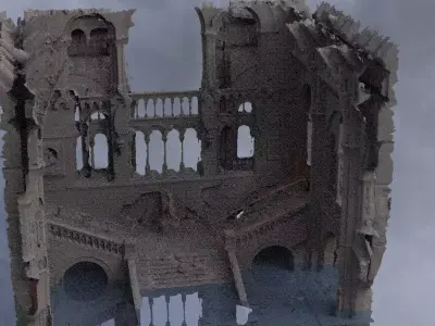 Lovecraftian  ruin 1 3D model