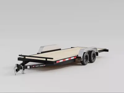 Boat trailer 3D model purchase