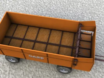 Case Helix Bunk Feeder wagon  3D model