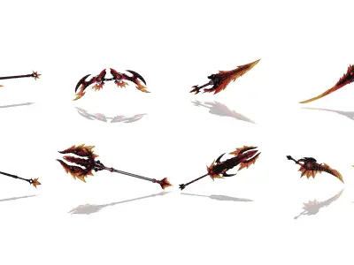 Glorious Weapons 3D Model Pack