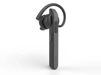 Bluetooth Headset M2 Low-poly 3D model