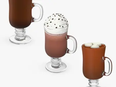  Irish Glass Hot Chocolates Collection 