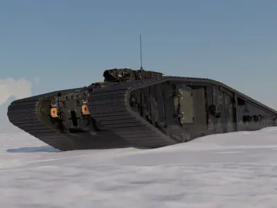 Mark IV Arctic Crawler 3D model