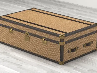 MAYFAIR RATTAN COFFEE TABLE 3D model