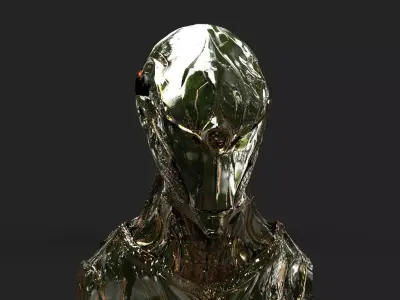 Ninja helmet 3D model