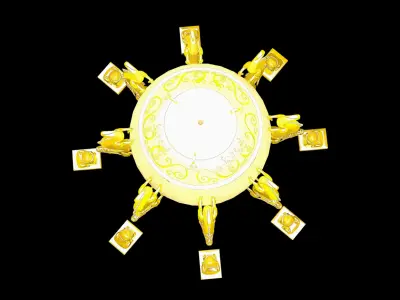 Seismographs Ancient China 3D model