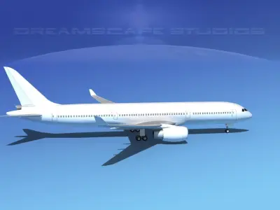 Boeing 787-9 Dreamliner SS Low-poly 3D model