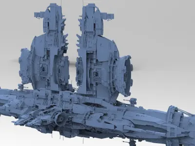Halo Forerunner Inspired Gateway Generator 2 3D model