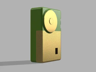 sony tr 63 radio  3D model