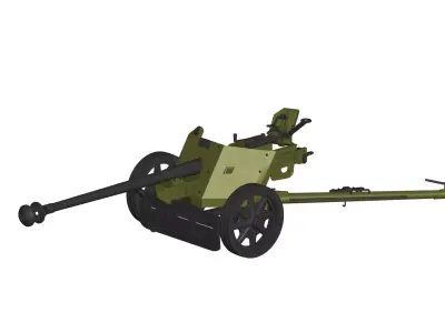 military canon 3D model