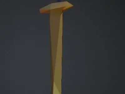 Golden Sword Free 3D model