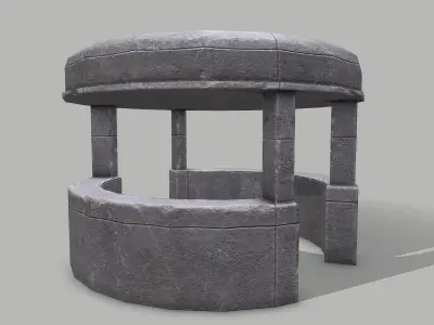 Military Bunker 5 Low-poly 3D model