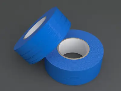 Duct Tape Blue 3D model