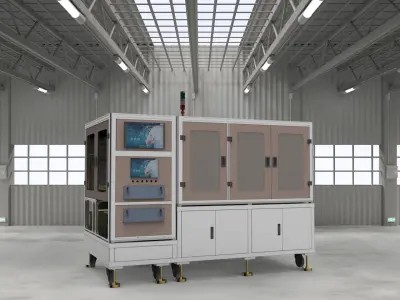 Pad printing machine 3D model