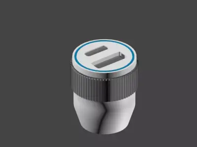 Phone Car Charger 3D model Free low-poly 3D model