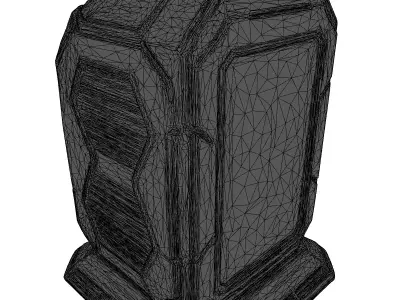 Futuristic Holographic Communicator 3D Model 3D model