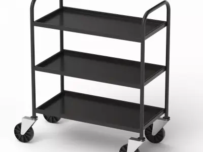 Service Trolley 3D model buy