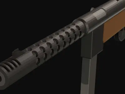 Beretta 3849 Low Poly Low-poly 3D model