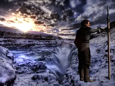 The bleed spear Low-poly 3D model