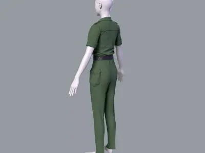 Womens Casual Outfit  2 3D model